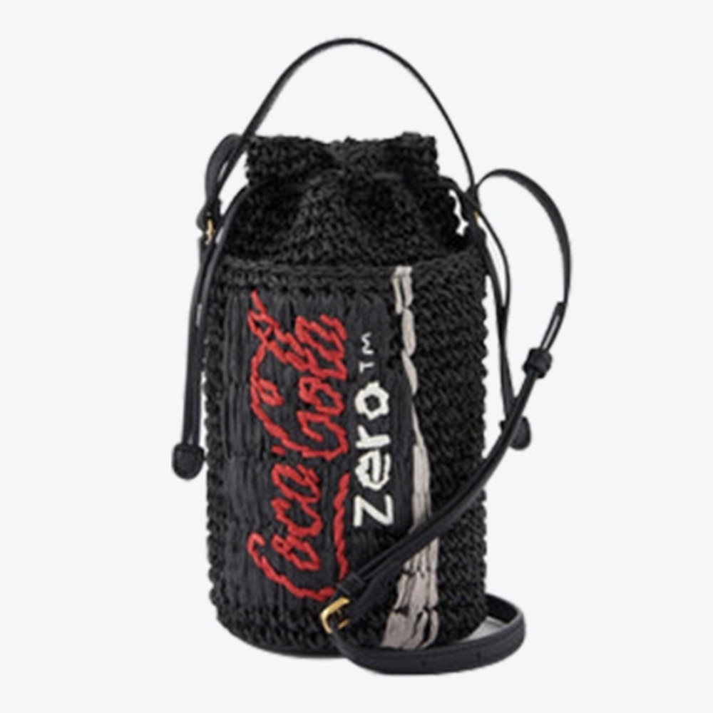 ANYA HINDMARCH COKE ZERO BLACK CROSSBODY NWOT RARE - Picture 3 of 12